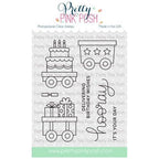 Pretty Pink Posh Birthday Train Clear Stamps
