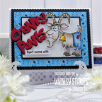 Whimsy Stamps Cranky Pants Clear Stamps CWSD453 Goat
