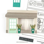Concord & 9th Window Shoppe Pop-Up Base Dies 11790 Windows