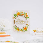PinkFresh Studio Circle Floral Stencil 194623 Amazing | color-code:ALT06