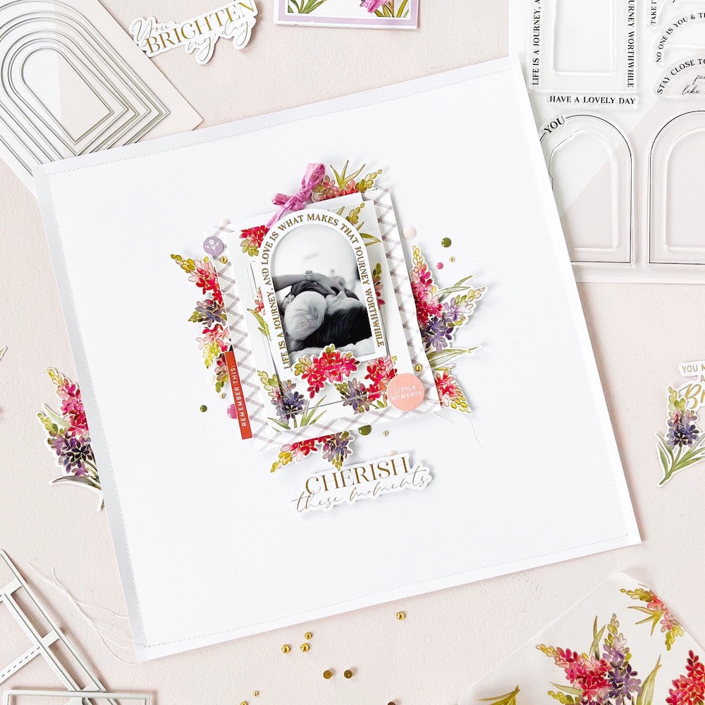 PinkFresh Studio Tuberose Die Set 195723 Cherish | color-code:ALT02
