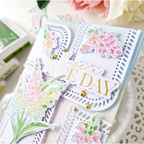 PinkFresh Studio Tuberose Die Set 195723 Have A Nice Day Card | color-code:ALT05