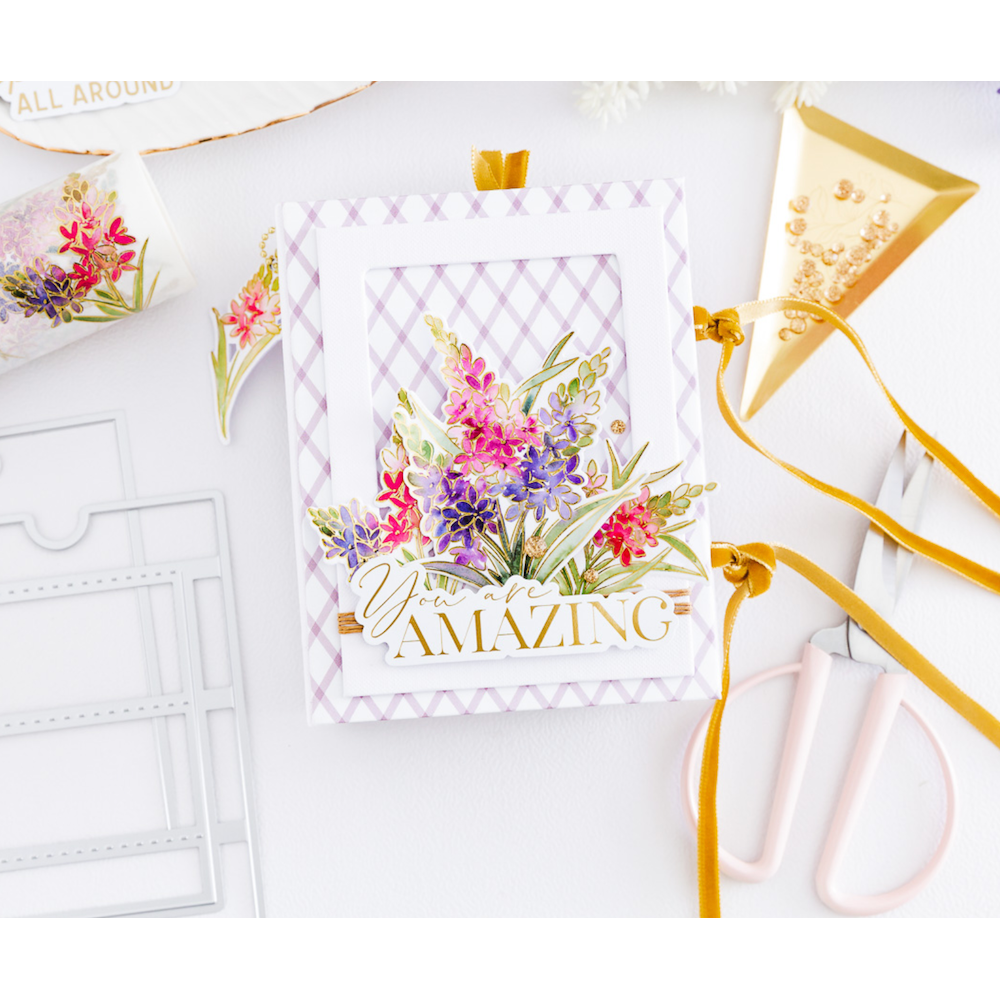 PinkFresh Studio Tuberose Die Set 195723 Mini Album Project | color-code:ALT06