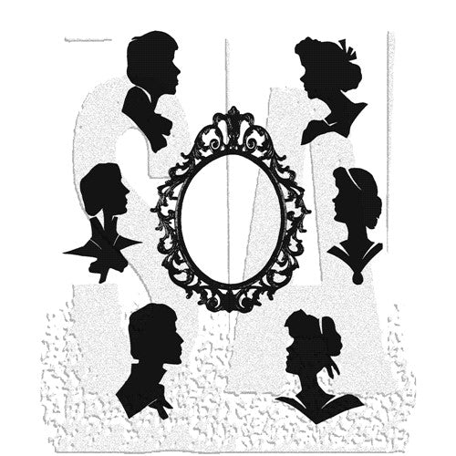 Simon Says Stamp! Tim Holtz Cling Rubber Stamps ARTFUL SILHOUETTES cms137