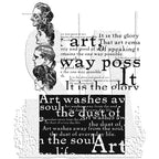 Simon Says Stamp! Stampers Anonymous Cling Rubber Stamps CLASSICS #4 SCF004
