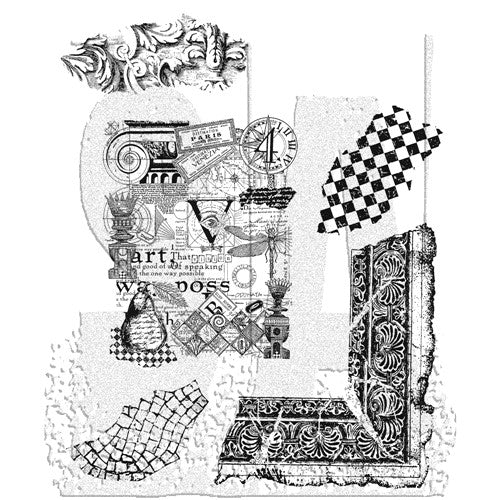 Simon Says Stamp! Stampers Anonymous Cling Rubber Stamps CLASSICS #7 SCF007