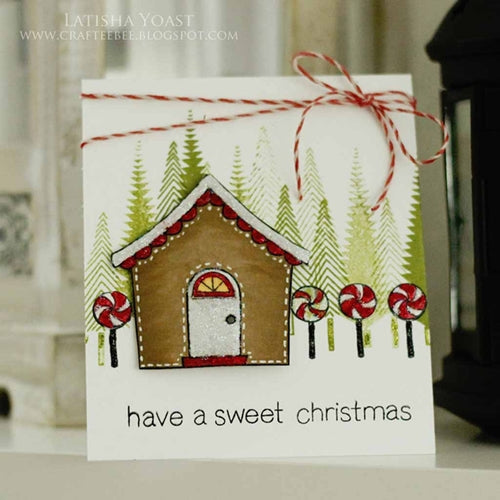 Simon Says Stamp! Lawn Fawn SWEET CHRISTMAS Clear Stamps lf426