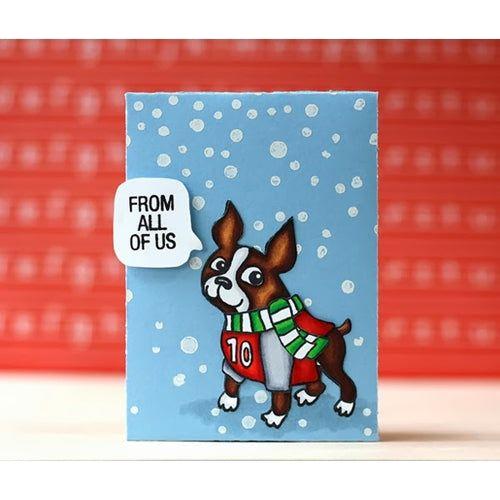 Simon Says Stamp! Simon Says Clear Stamps STYLISH Boston Terrier SIMON sss09123