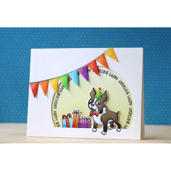 Simon Says Stamp! Simon Says Clear Stamps STYLISH Boston Terrier SIMON sss09123