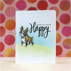 Simon Says Stamp! Simon Says Clear Stamps STYLISH Boston Terrier SIMON sss09123