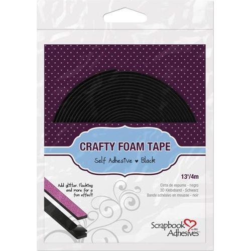 Simon Says Stamp! Scrapbook Adhesives Crafty BLACK Foam Tape Roll Adhesive 01619