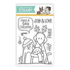 Simon Says Stamp! Simon Says Clear Stamps FURRY CHRISTMAS Friends Pets sss101204