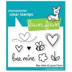 Simon Says Stamp! Lawn Fawn BEE MINE Clear Stamps LF439