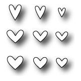 Simon Says Stamp! Simon Says Stamp MINI HEARTS SET Wafer Dies S142