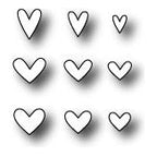 Simon Says Stamp! Simon Says Stamp MINI HEARTS SET Wafer Dies S142