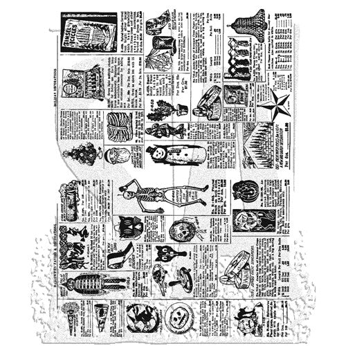 Simon Says Stamp! Tim Holtz Cling Rubber Stamps SEASONAL CATALOG 1 cms174
