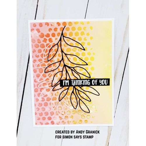 Simon Says Stamp! Tim Holtz Layering Stencil BUBBLE THS002 | color-code:ALT01