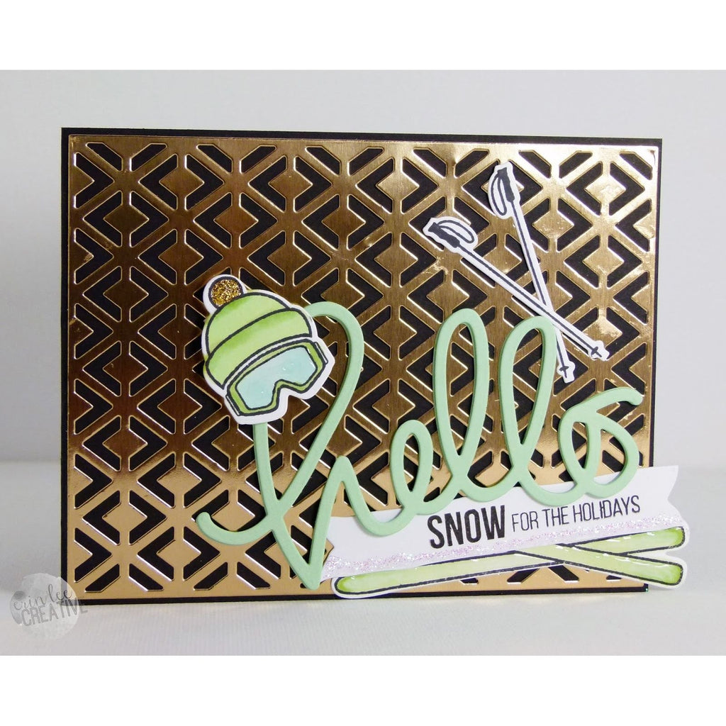 Simon Says Stamp! Simon Says Stamp BIG HELLO Wafer Dies s203