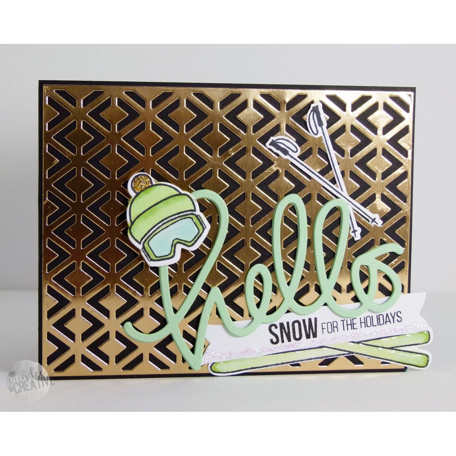 Simon Says Stamp! Simon Says Stamp BIG HELLO Wafer Dies s203