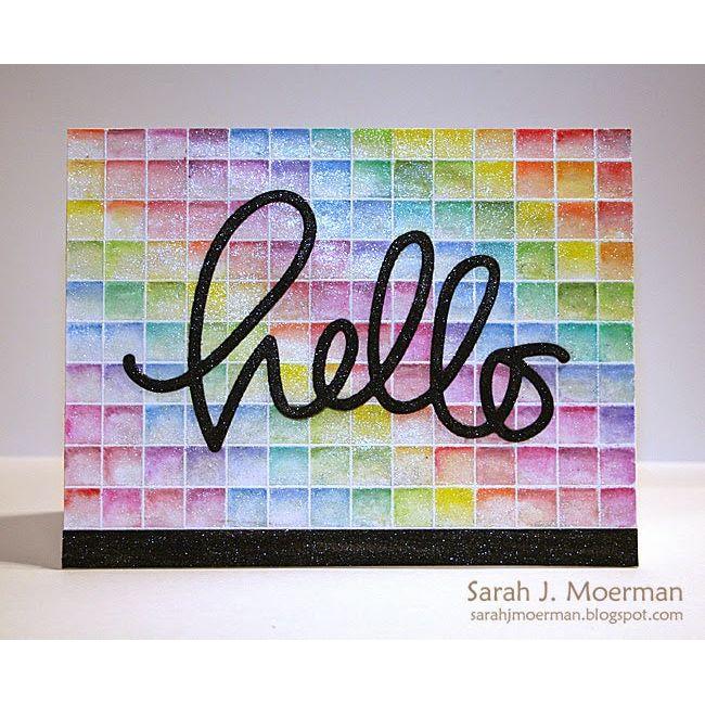 Simon Says Stamp! Simon Says Stamp BIG HELLO Wafer Dies s203