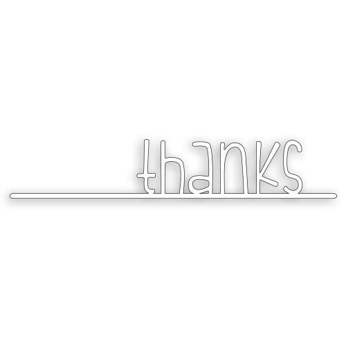 Simon Says Stamp! Simon Says Stamp THANKS ON A LINE Wafer Die 111313