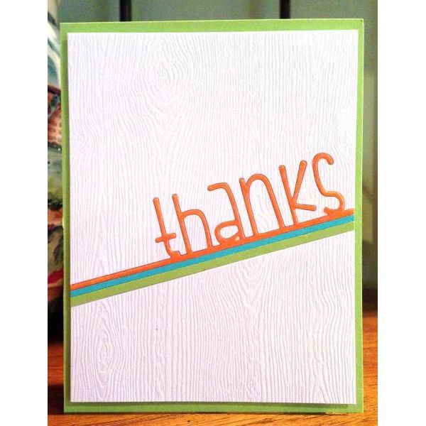 Simon Says Stamp! Simon Says Stamp THANKS ON A LINE Wafer Die 111313