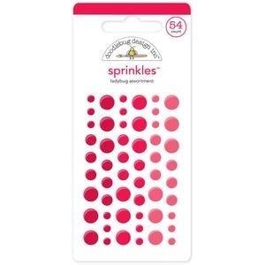 Simon Says Stamp! Doodlebug LADYBUG Sprinkles Assortment 4006