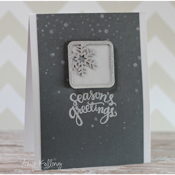 Simon Says Stamp! Simon Says Stamp Stencil FALLING SNOW SSST121324