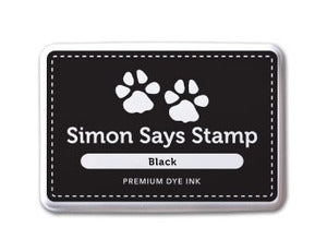 Simon Says Stamp! Simon Says Stamp Premium Dye Ink Pad BLACK Ink008