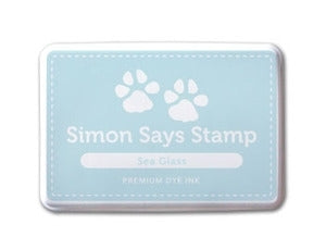 Simon Says Stamp! Simon Says Stamp Premium Dye Ink Pad SEA GLASS Blue ink004