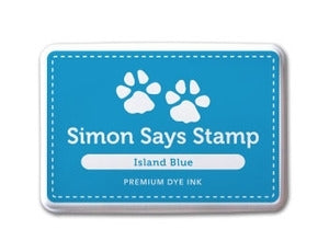 Simon Says Stamp! Simon Says Stamp Premium Dye Ink Pad ISLAND BLUE ink012