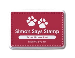 Simon Says Stamp! Simon Says Stamp Premium Dye Ink Pad SCHOOLHOUSE RED ink001