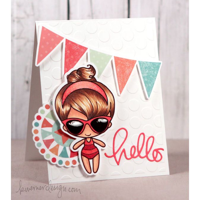 Simon Says Stamp! Simon Says Stamp SMALL HELLO Wafer Die SSSD111327