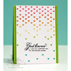 Simon Says Stamp! Simon Says Stamp Stencil FALLING HEARTS SSST121333