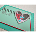 Simon Says Stamp! Simon Says Stamp Stencil FALLING HEARTS SSST121333