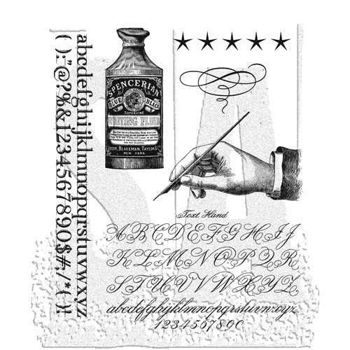 Simon Says Stamp! Tim Holtz Cling Rubber Stamps TYPOGRAPHY cms188