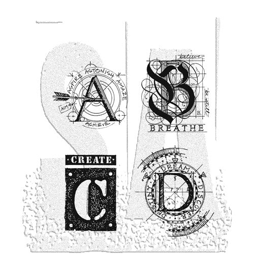 Simon Says Stamp! Stampers Anonymous Cling Rubber Stamps CLASSICS #14 SCF014