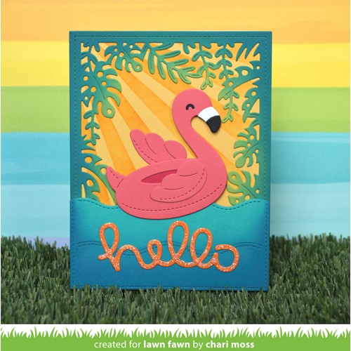 Simon Says Stamp! Lawn Fawn SCRIPTY HELLO Lawn Cuts Dies LF610 | color-code:ALT0