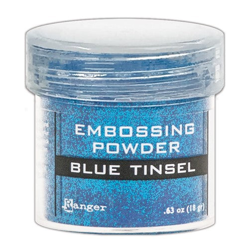 Simon Says Stamp! Ranger Embossing Powder BLUE Tinsel EPJ41030