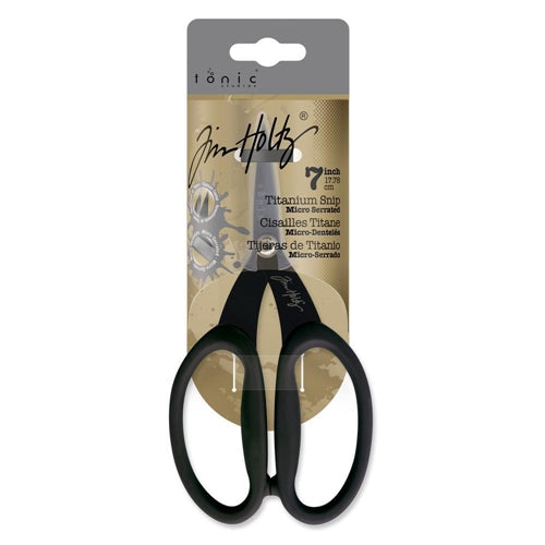 Tim Holtz Non-Stick Micro Serrated Scissors 7