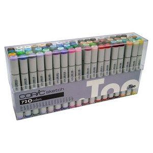 Copic Sketch Marker Set B, V2 (72-Piece)