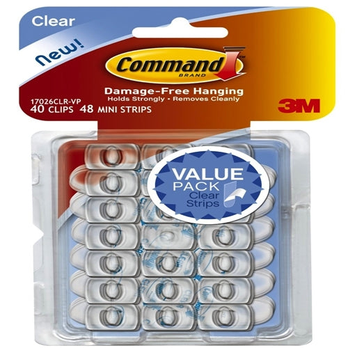 Command CLEAR CLIPS 40 Pack 17026CLR-VP * – Simon Says Stamp