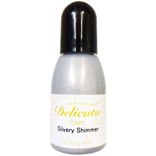 Simon Says Stamp! Tsukineko Delicata SILVERY SHIMMER REFILL Ink RC-000-192