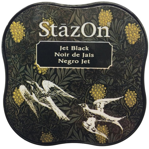 Simon Says Stamp! Tsukineko Stazon MIDI JET BLACK Ink Pad SZ-MID-31
