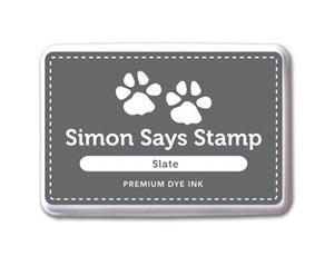 Simon Says Stamp! Simon Says Stamp Premium Dye Ink Pad SLATE Gray Ink024
