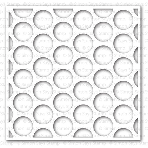 Simon Says Stamp! Simon Says Stamp Stencil EXTRA LARGE DOTS ssst121347