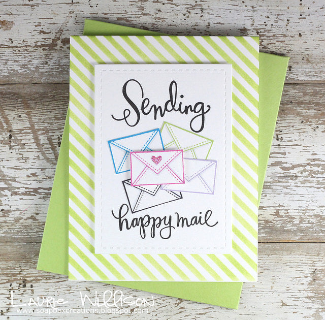 Simon Says Stamp! Simon Says Clear Stamps SENDING HAPPY THOUGHTS sss101429