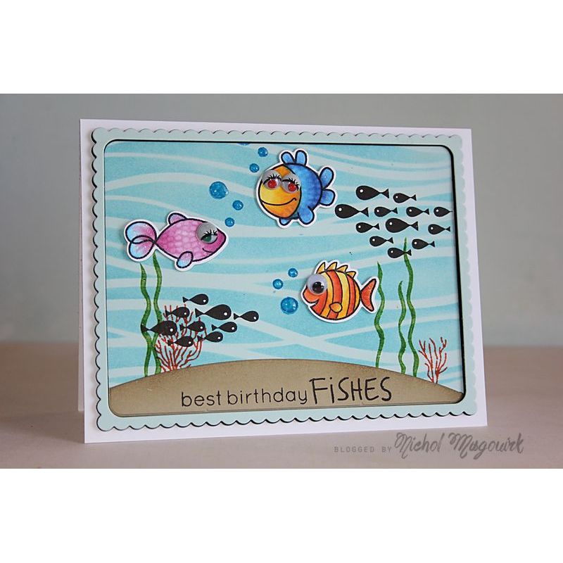 Simon Says Stamp! Simon Says Stamp Stencil WAVES ssst121357