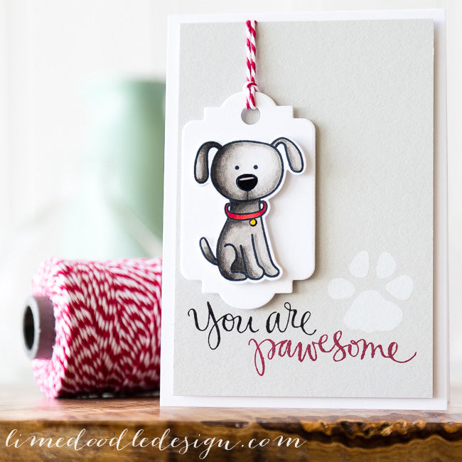 Simon Says Stamp! Simon Says Stamp Set of 2 Stencils PAWPRINT ssst121356