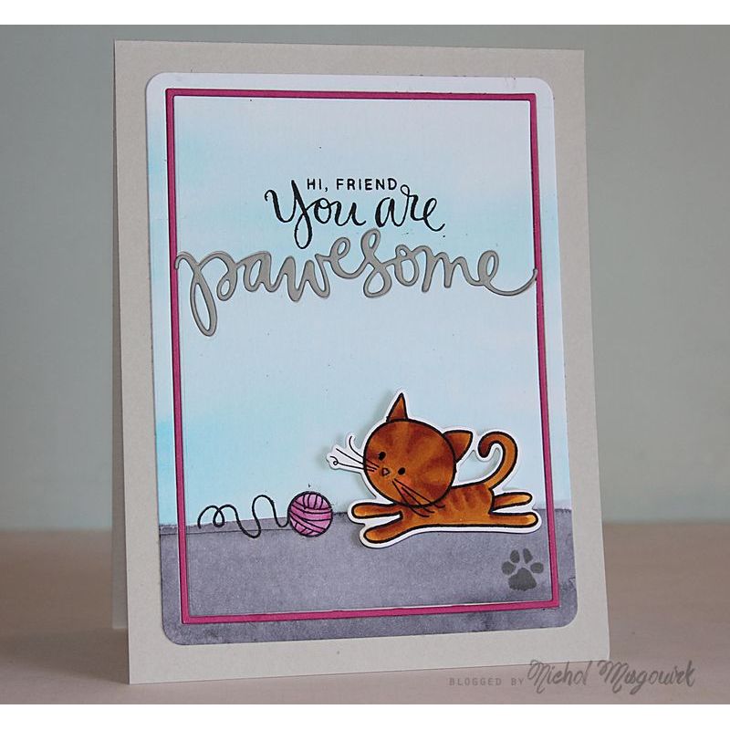 Simon Says Stamp! Simon Says Clear Stamps PAWPRINTS ON OUR HEARTS sss101425